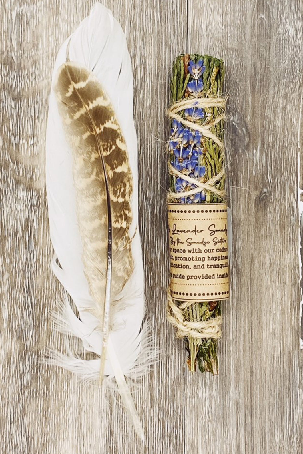 Smudge Stick ~Lavender & Cedar